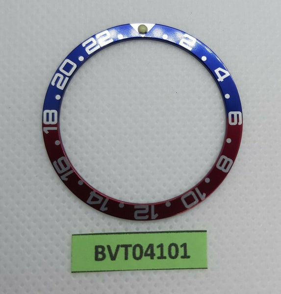 SEIKO PEPSI RED BLUE RAISED PIP INSERT GMT 7S26 0020 SKX007 6309 7040 BVT04101