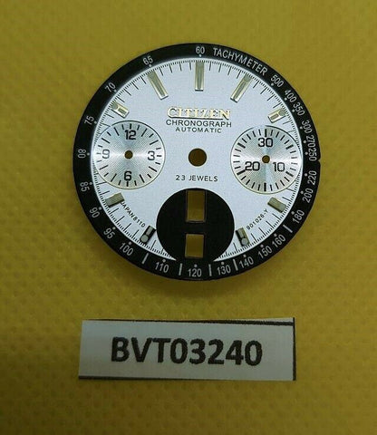 NEW CITIZEN BULLHEAD CHRONOGRAPH SILVER DIAL MENS WATCH BVT03240