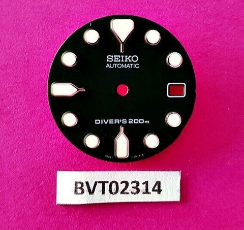 NEW AFTERMARKET SEIKO 7002-7020 DIAL GREEN LUME DIVER MENS WATCH BVT02314