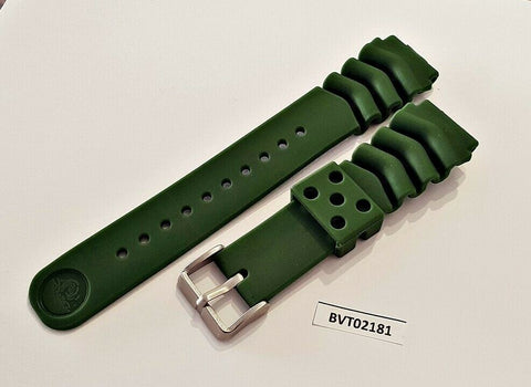 NEW FOR SEIKO RUBBER STRAP GREEN HULK WAVE Z22 BAND 6309 7548 7002 BVT02181