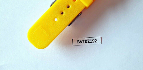 NEW FOR SEIKO RUBBER STRAP YELLOW PADI WAVE Z22 BAND 6309 7548 7002 BVT02192