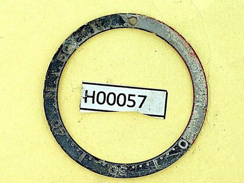 USED VINTAGE SEIKO BEZEL INSERT FOR 7002 6309 7040 7290 6306 DIVE WATCH H00057