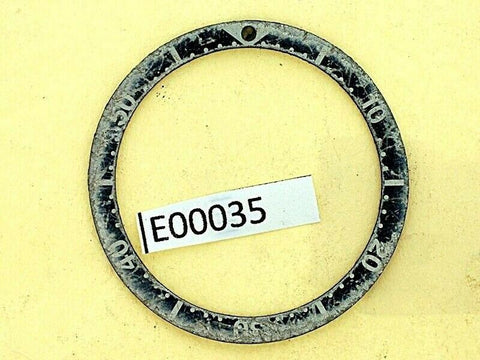 USED VINTAGE SEIKO BEZEL INSERT FOR 7002 6309 7040 7290 6306 DIVE WATCH E00035