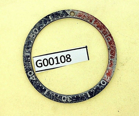 USED VINTAGE SEIKO BEZEL INSERT FOR 7002 6309 7040 7290 6306 DIVE WATCH G00108