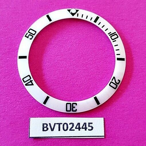 SEIKO WHITE SUBMARINE CERAMIC BEZEL SLANT INSERT SEA URCHIN SNZF17 WATCH BV2445