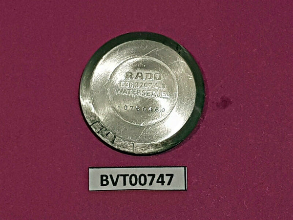 USED RADO VOYAGER 19760460 SS CASE BACK COVER 181467 #BVT00747