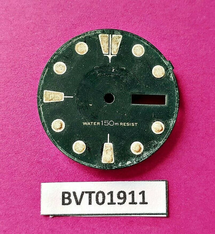 USED VINTAGE SEIKO DIAL NON BEVELED WINDOW 6309 7040 DIVE WATCH BVT01911