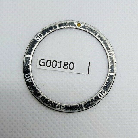 USED VINTAGE SEIKO BEZEL INSERT FOR 7002 6309 7040 7290 6306 DIVE WATCH G00180