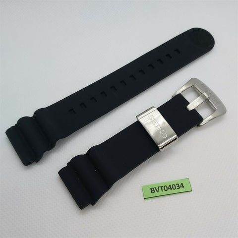 NEW FOR SEIKO RUBBER STRAP BLACK SOFT Z22 BAND 6309 6306 7548 7002 BVT04034