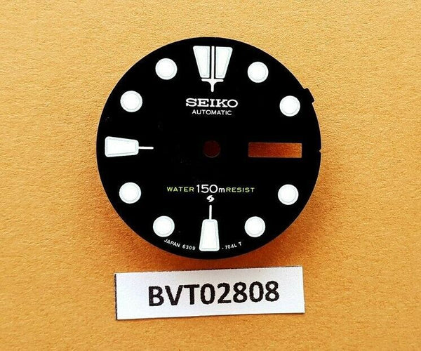 NEW SEIKO DIAL FOR 6309 7040 DIVERS AUTOMATIC WATCH WHITE MARKER VERSION BVT2808