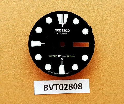 NEW SEIKO DIAL FOR 6309 7040 DIVERS AUTOMATIC WATCH WHITE MARKER VERSION BVT2808