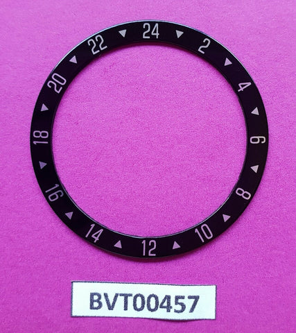 NEW SEIKO GMT BEZEL INSERT FOR DIVER'S WATCH 7002 6309 6306 7S26 WATCH BVT00457