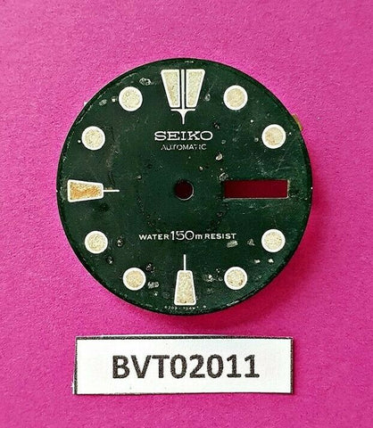 USED VINTAGE SEIKO DIAL NON BEVELED WINDOW 6309 7040 DIVE WATCH BVT02011