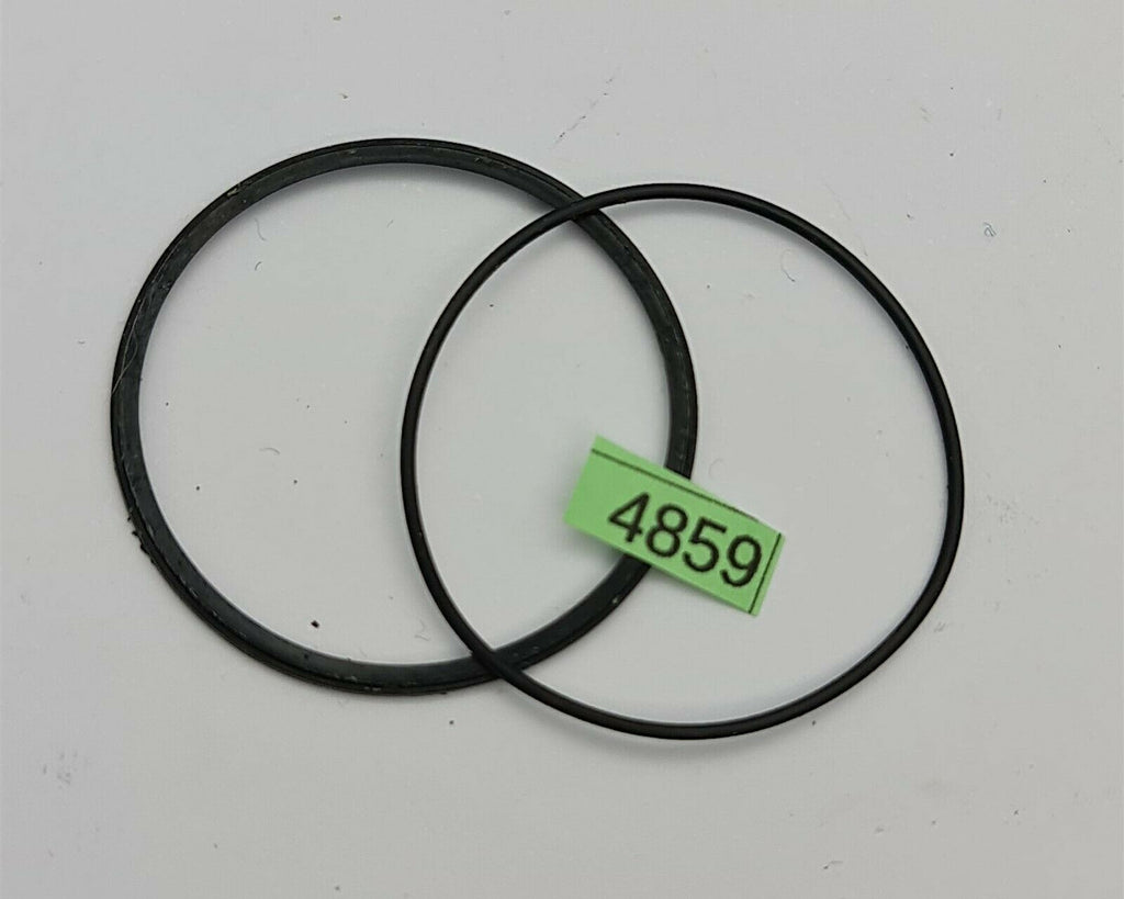 USED LOT 2 SEIKO CASE BACK & RUBBER UNDERLAY GASKET 6309 7290 WATCH BVT04859