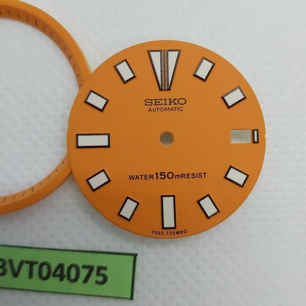 NEW AF SEIKO ORANGE DIAL MINUTE TRACK SET 7002 7000 SUPERLUME WATCH BVT04075
