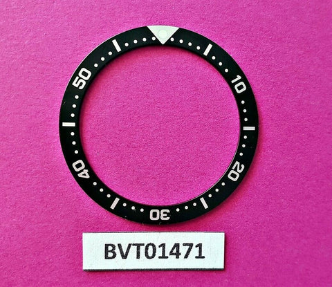 NEW FOR SEIKO BLACK INSERT 4205, 7C43, 7S26 0030 MIDSIZED DIVE WATCH BVT01471