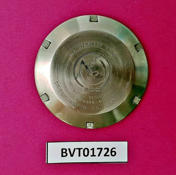 USED VINTAGE ORIENT 469398 MIDSIZE WATCH DIVER CASE BACK COVER #BVT01726