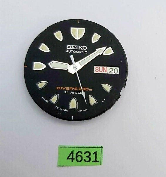 USED SEIKO CALIBER 7S26 AUTO MOVEMENT W/ DIAL HANDS 7S26 0010 MIDSIZE BVT04631