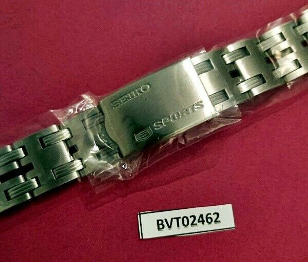 ONLY ONE ON EBAY SEIKO JDM BAND FOR 6139 6XXX BLACK POGUE CHRONOGRAPH BVT2462
