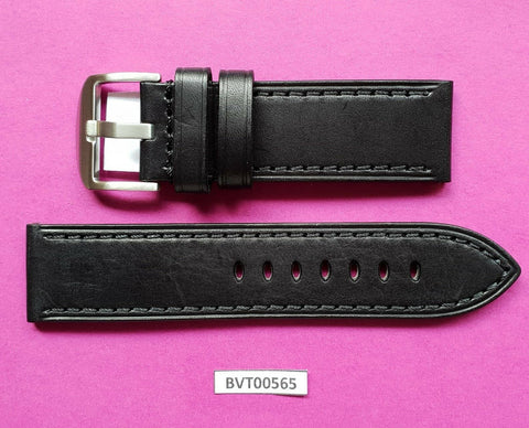 NEW REAL LEATHER STRAP BAND SIZE 24 MM FOR PANERAI & OTHER WATCHES BVT00565