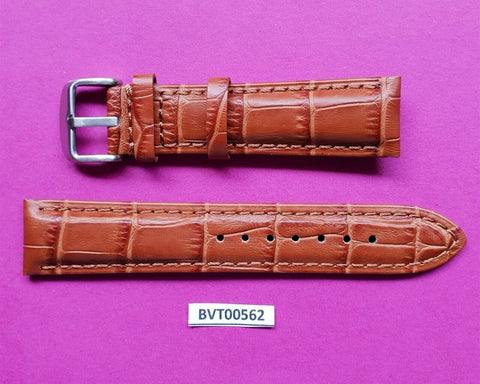 NEW REAL LEATHER STRAP BAND SIZE 20 MM FOR OMEGA & OTHER WATCHES BVT00562