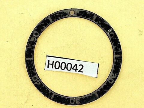 USED VINTAGE SEIKO BEZEL INSERT FOR 7002 6309 7040 7290 6306 DIVE WATCH H00042