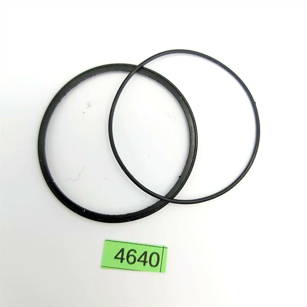 USED LOT 2 SEIKO CASE BACK & RUBBER UNDERLAY GASKET 6309 7290 WATCH BVT04640