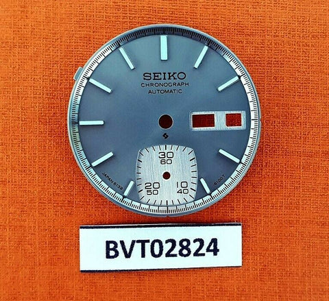 NEW AF SEIKO SILVER DIAL FOR 6139 - 6139 6040 CHRONOGRAPH WATCH BVT02824
