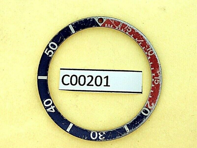 USED VINTAGE CITIZEN BEZEL INSERT FOR NY2300 AND LEFTY MODEL DIVE WATCHES C00201