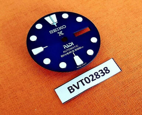 NEW SEIKO 6309 7040 7290 PADI DARK BLUE DAY DATE DIAL WATCH BT2838