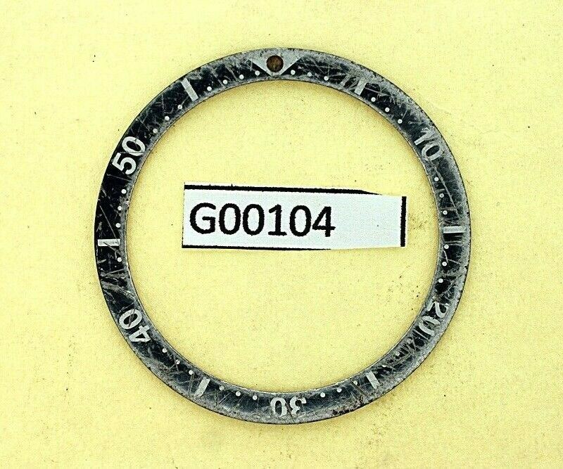USED VINTAGE SEIKO BEZEL INSERT FOR 7002 6309 7040 7290 6306 DIVE WATCH G00104