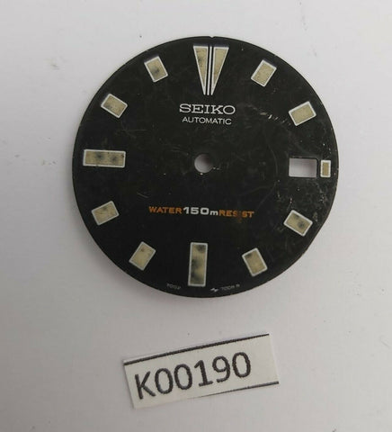 USED VINTAGE SEIKO DIAL FOR 7002 7000 DIVE WATCH K00190
