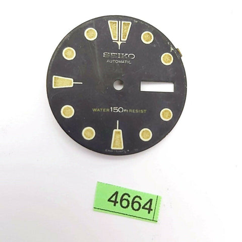 USED VINTAGE SEIKO DIAL NON BEVELED WINDOW 6309 7040 DIVE WATCH BVT04664