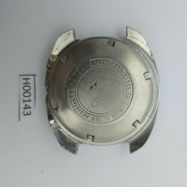 USED SEIKO 7017 8000 AUTOMATIC CHRONOGRAPH KIT CASE MENS WATCH H00143