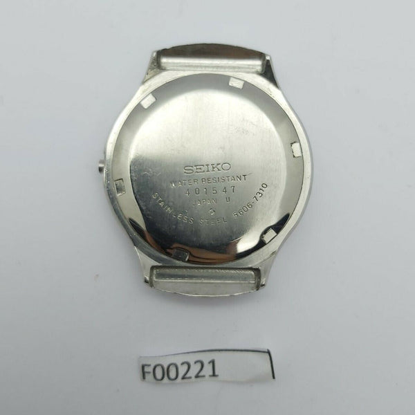 USED RARE SEIKO LORDMATIC 5606 7310 MIDCASE AND COVER WATCH F00221