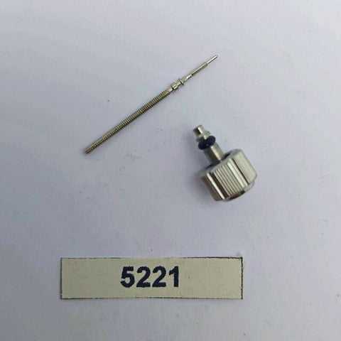 NEW SEIKO 4205-0140 MIDSIZED CROWN AND STEM FOR 4205 WATCH BVT05221