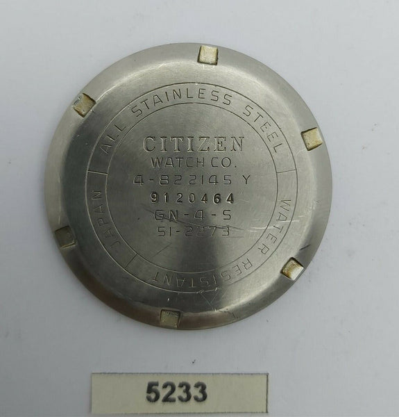 USED HARD TO FIND CITIZEN 51-2273 WATCH POLISHED SS COVER MENS 10701535 BVT05233