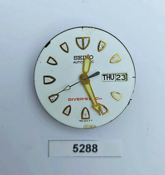 USED SEIKO CALIBER 7S26 AUTO MOVEMENT W/ DIAL HANDS 7S26 0010 MIDSIZE BVT05288