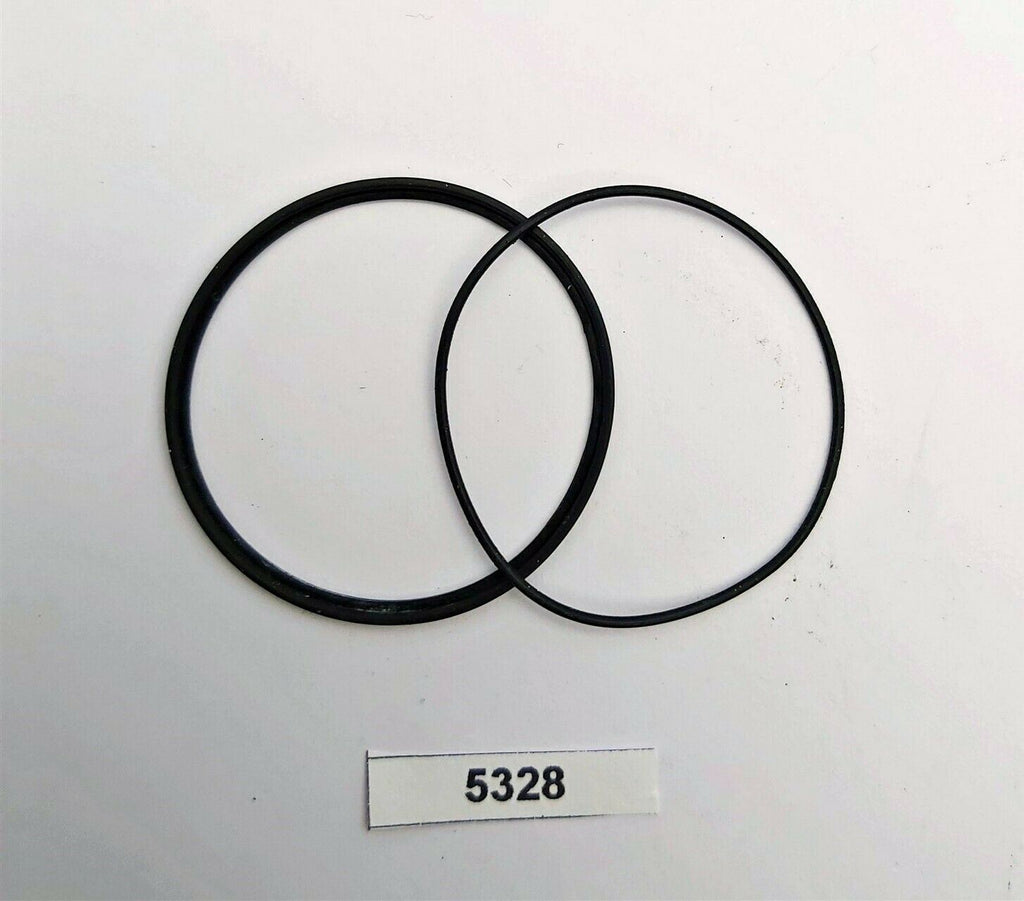 USED LOT 2 SEIKO CASE BACK & RUBBER UNDERLAY GASKET 6309 7040 WATCH BVT05328