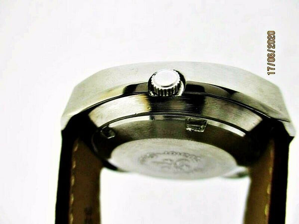 PROJECT TO FIX RADO GOLDEN HORSE SS THICK LUGS AUTO DAY DATE EU SHIP MENS WATCH
