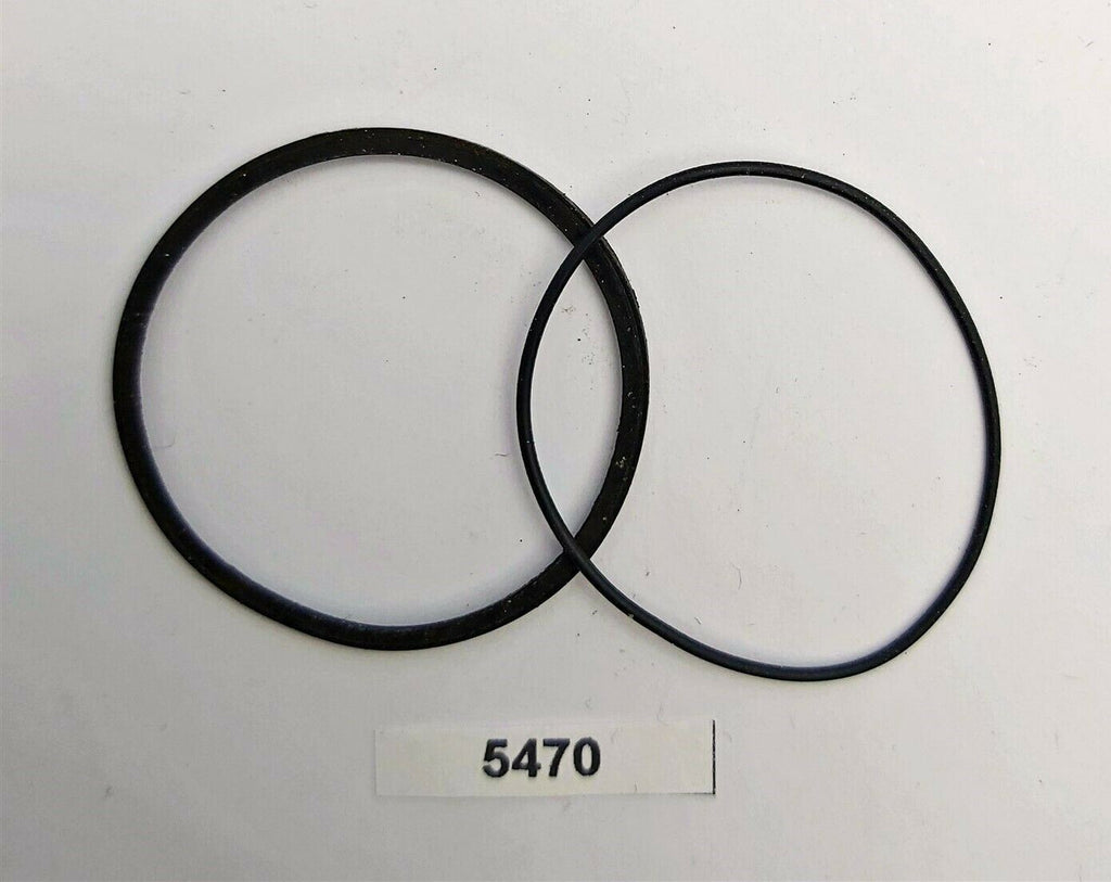 USED LOT 2 SEIKO CASE BACK & RUBBER UNDERLAY GASKET 6309 7290 WATCH BVT05470