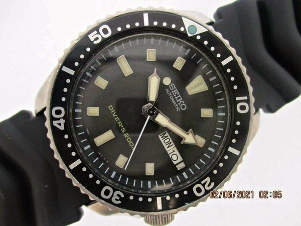 PROJECT TO FIX 03' SEIKO 7S26 0020 SKX007 BULLET DIAL AUTO DAY DATE 391557 WATCH