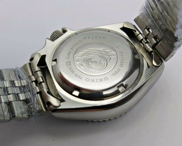 03' SEIKO 7S26 0020 SKX007 MENS BLUE SILVER DAY DATE 350788 EU SHIP SRVCD WATCH