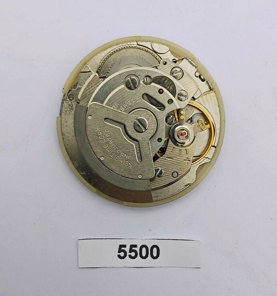USED SEIKO WORKING MOVEMENT w/ AF DIAL & HANDS 6309 7290 WATCH EU SHIP BVT05500
