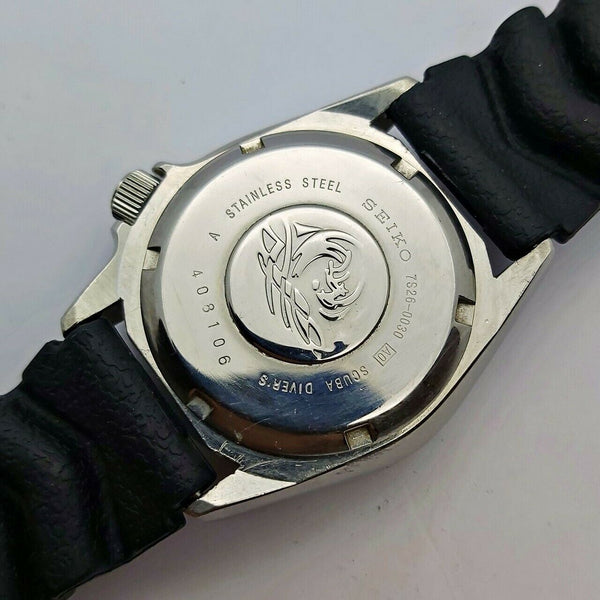 04' SEIKO 7S26 0030 AUTO MIDSIZED PEPSI DAY DATE 408106 EU SHIP SERVICED WATCH