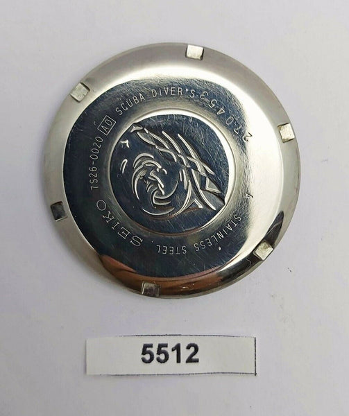 USED VINTAGE SEIKO 7S26 0020 SKX007 WATCH DIVER CASE BACK COVER 270453 BVT05512