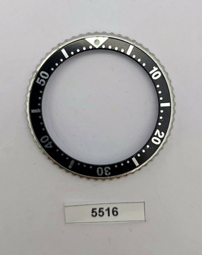 USED SEIKO MENS BEZEL WITH INSERT FOR 7002 7000 & 6309 7290 WATCH BVT05516