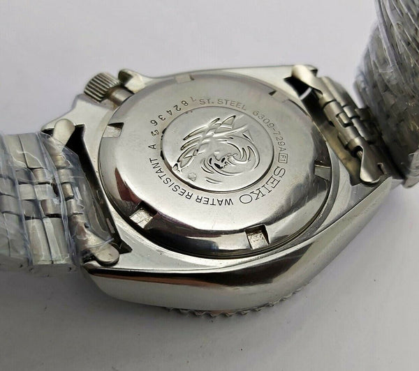 87' SEIKO 6309 7290 MENS DATE 782436 PEPSI BLUE SUPERLUME EU SHIP SERVCED WATCH