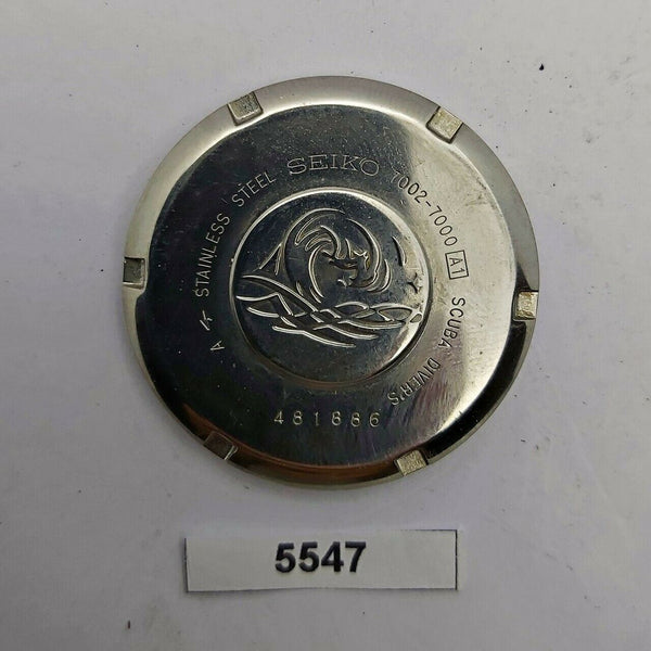 USED VINTAGE SEIKO 7002 7000 WATCH DIVER CASE BACK COVER 481886 BVT05547