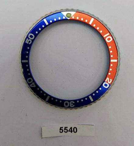 USED SEIKO MENS BEZEL WITH INSERT FOR 7002 7000 & 6309 7290 WATCH BVT05540